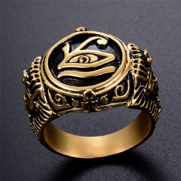 Egyptian Eye of Horus Ring - Image 4