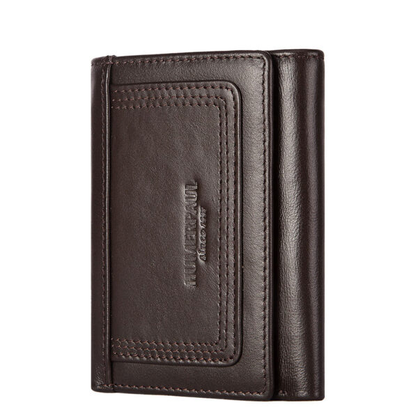 RFID Anti-Magnetic Multi Card Zipper Wallet