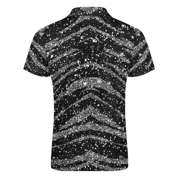 Animal Print Short Sleeve Polo Shirt - Image 2