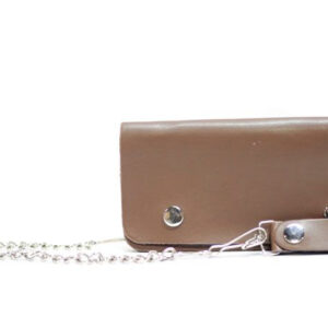 Men's Brown Biker Wallet
