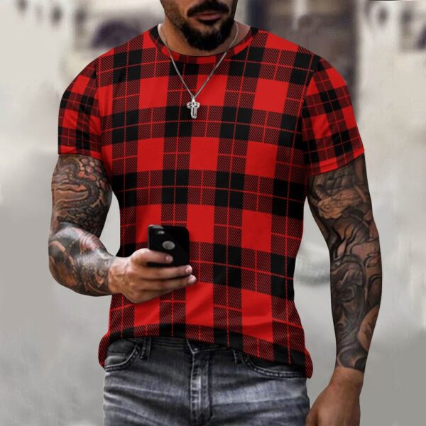 Men's Plaid Cotton Shirt