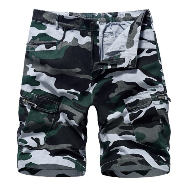 Workwear Camouflage Loose Fitting Shorts - Image 11