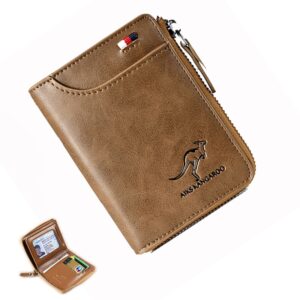 Kangaroo Zipper Card Holder Wallet