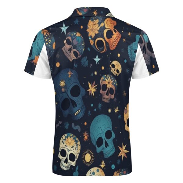 Skulls Short Sleeve Polo Shirt - Image 5