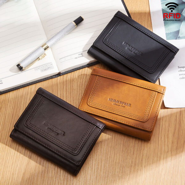 RFID Anti-Magnetic Multi Card Zipper Wallet - Image 2
