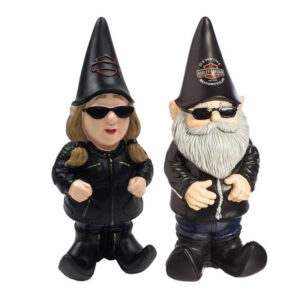 Harley Davidson Motorcycle Man or Woman Gnomes
