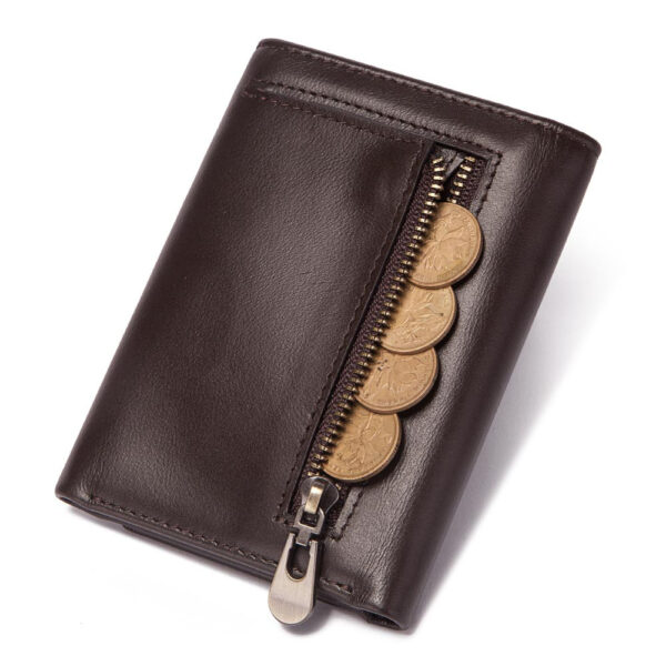 RFID Anti-Magnetic Multi Card Zipper Wallet - Image 3