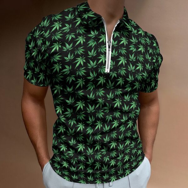 Weed Short Sleeve Polo Shirt