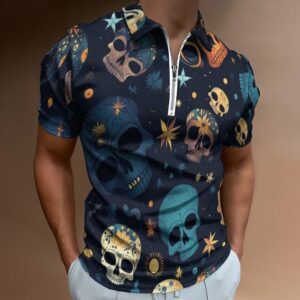 Skulls Short Sleeve Polo Shirt