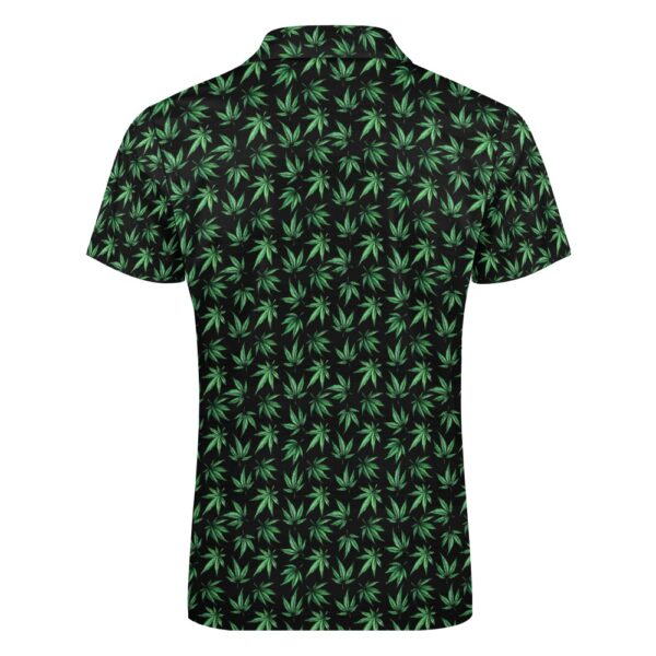 Weed Short Sleeve Polo Shirt - Image 5