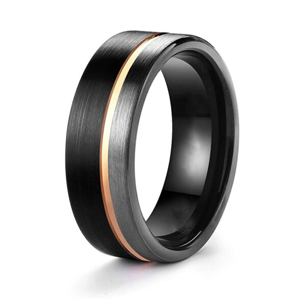 Tungsten Steel Classic Glossy Ring