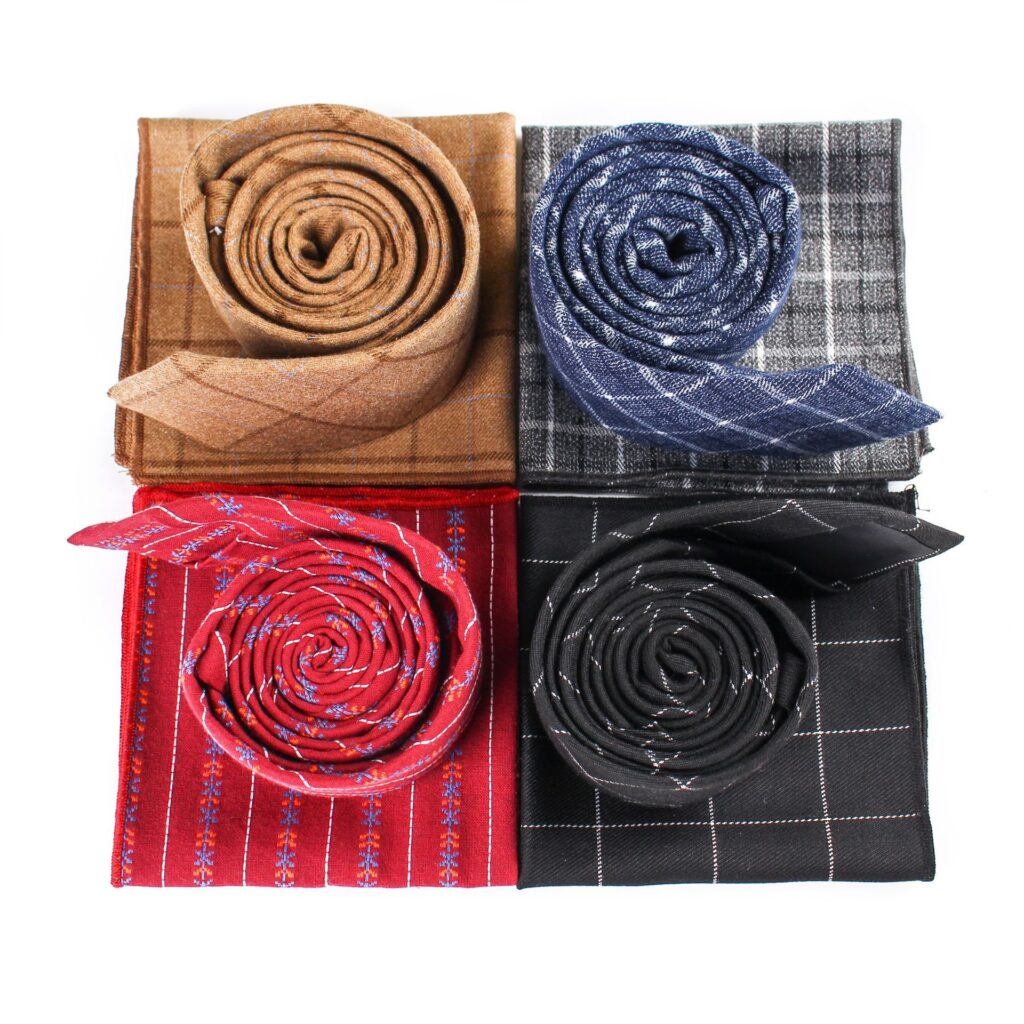 Tie & Pocket Square Kerchief Set