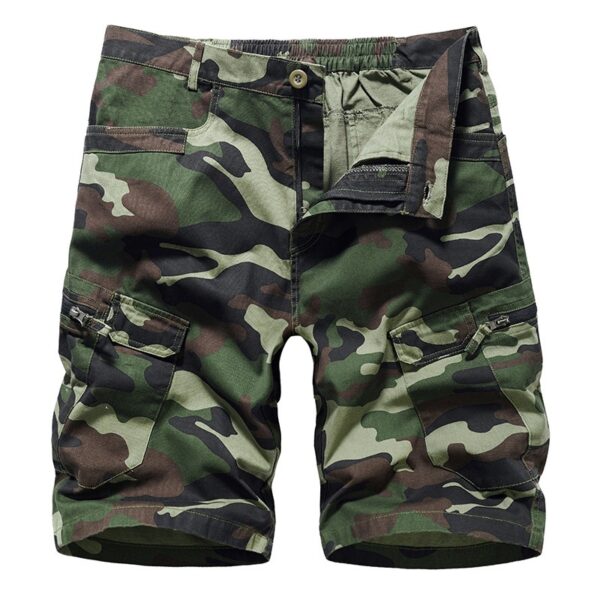 Workwear Camouflage Loose Fitting Shorts - Image 12
