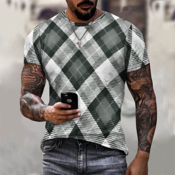 Men's Plaid Cotton Shirt