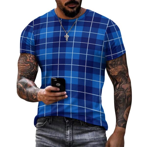 Men's Plaid Cotton Shirt - Image 2