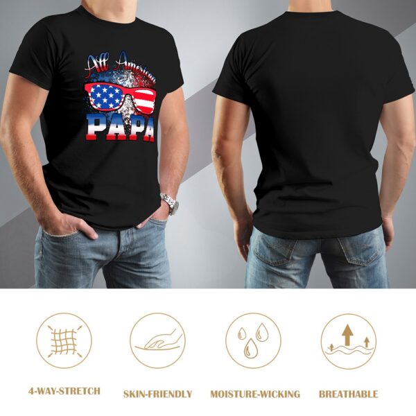 All American Papa Men's T-shirt - Image 8