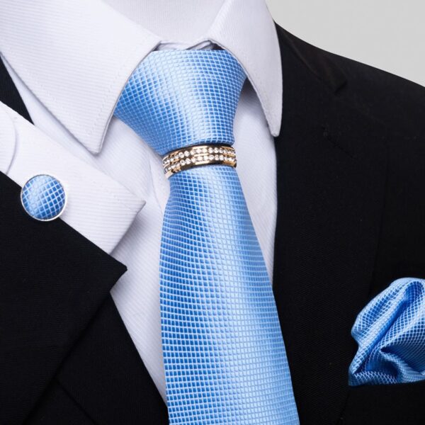 Tie Handkerchief and Cufflinks Set - Image 33