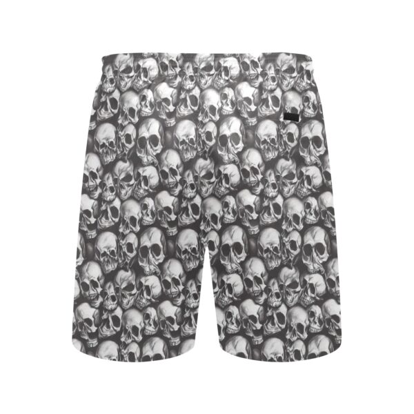 Skulls Men's Mid-Length Beach Shorts - Image 4
