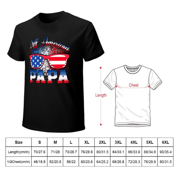 All American Papa Men's T-shirt - Image 6