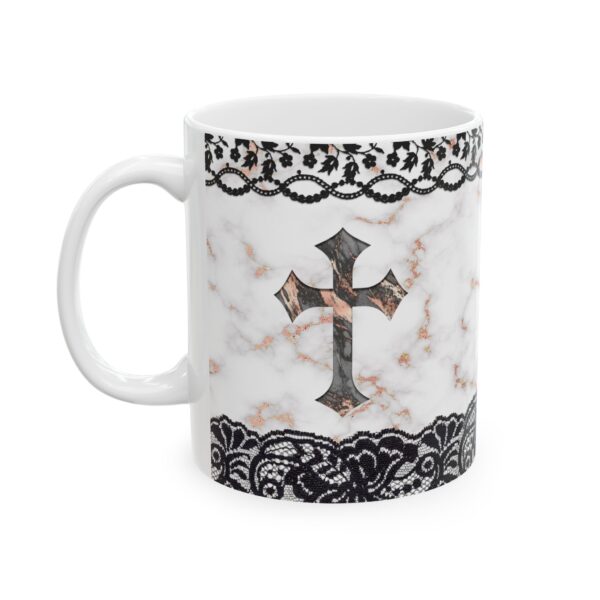 Cross Ceramic Mug 11oz - Image 4
