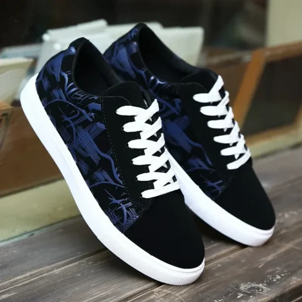 Graffiti Design Canvas Shoes - Image 7