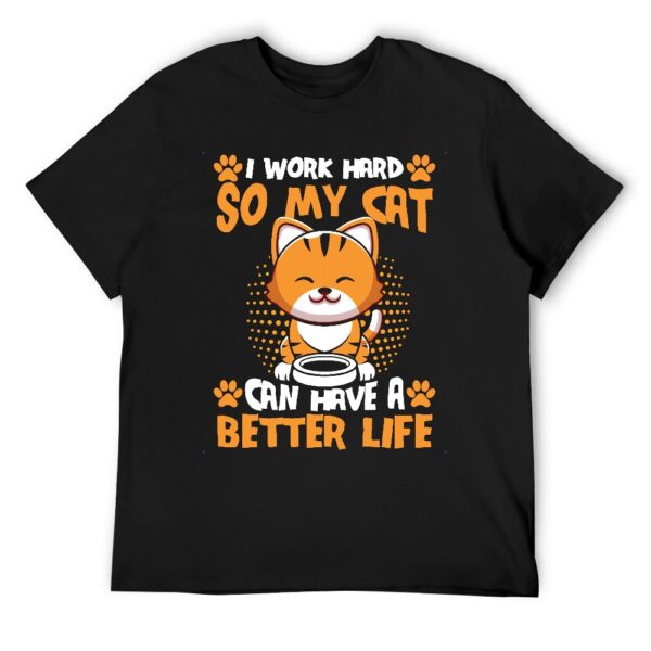 I Work Hard Men's T-shirt - Image 9