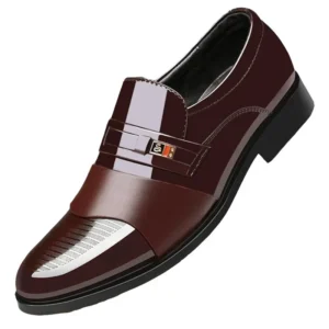Leather Oxfords Pointy Dress Shoes