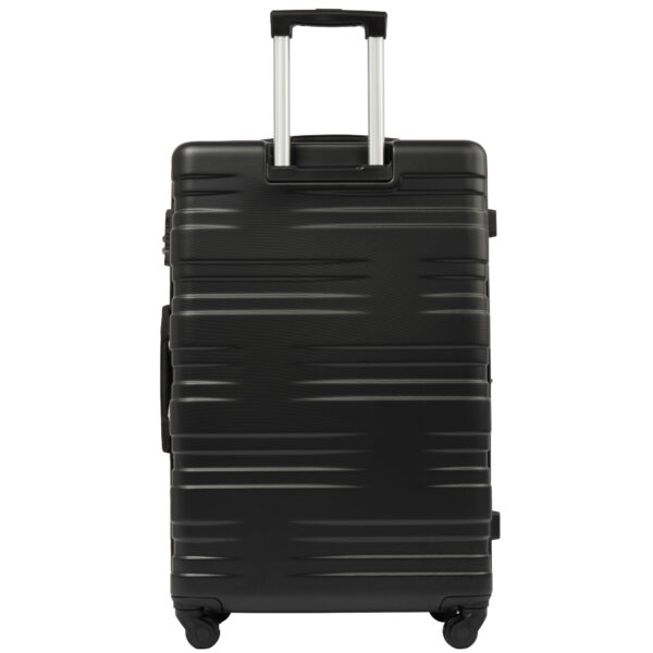 3 Pcs Black Hard Shell Luggage Set - Image 19
