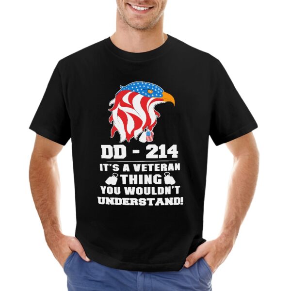 DD-214 A Veteran Thing Men's T-shirt - Image 3