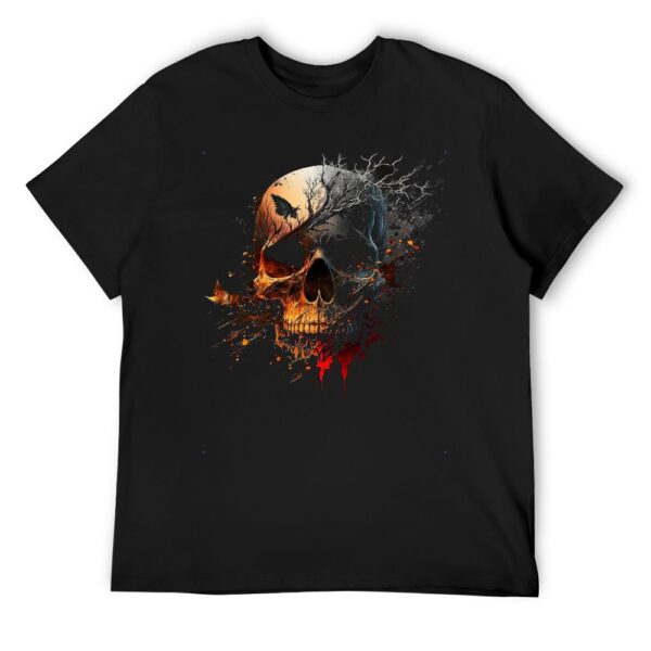 Skull Men's T-shirt 100% cotton - Image 9