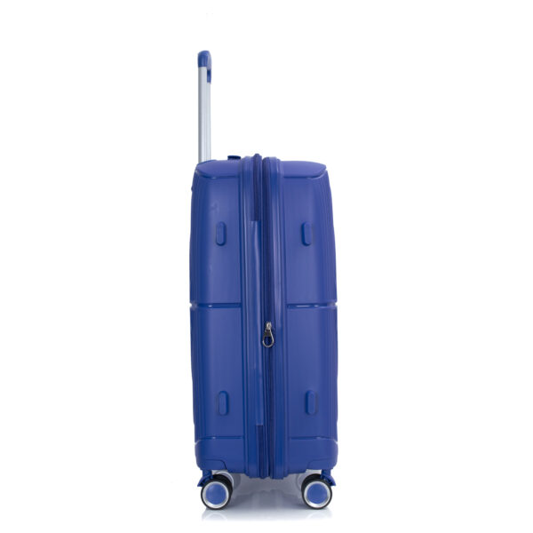 Expandable Lightweight Hard Shell Suitcase Set with Double Spinner Wheels - Image 12
