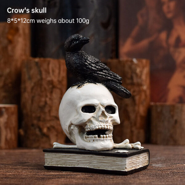 Skull Yoga Resin Figurine - Image 15