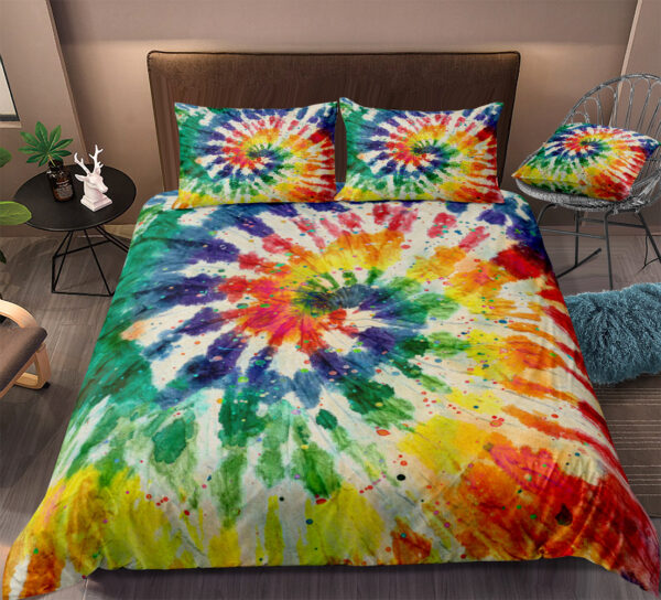 Color Tie Dye Three or Four Piece Bedding Sets