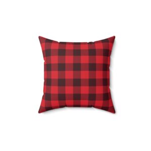 Plaid Print Throw Pillow - Stylish Home Decor