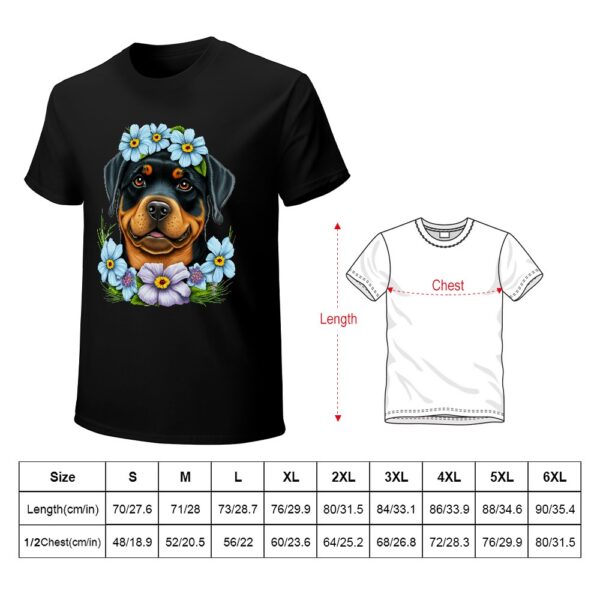 Rottweiler Dog Men's T-shirt - Image 6