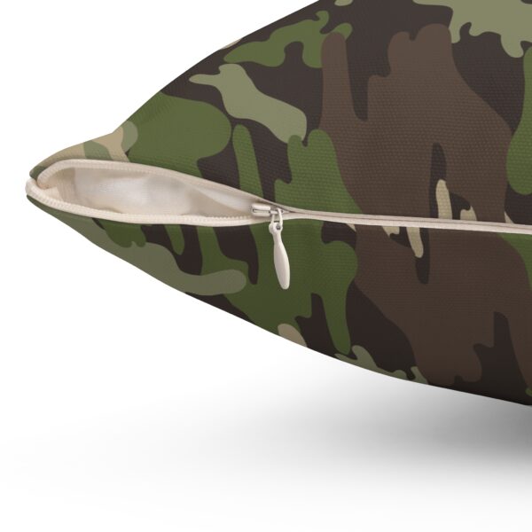 Camo Print Throw Pillow for Military Lovers - Stylish Home Decor - Image 3