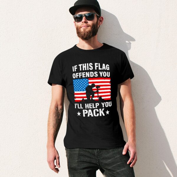 If This Flag Offends You Men's T-shirt - Image 4