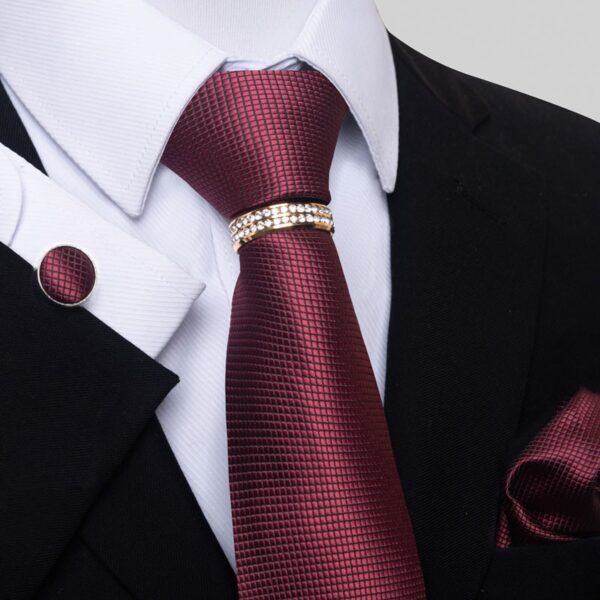 Tie Handkerchief and Cufflinks Set - Image 15