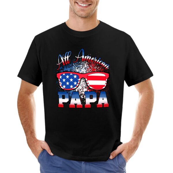 All American Papa Men's T-shirt - Image 3