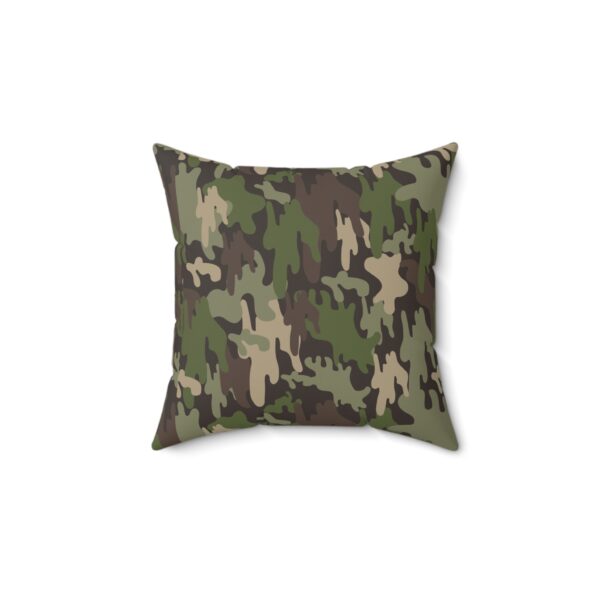 Camo Print Throw Pillow for Military Lovers - Stylish Home Decor - Image 2