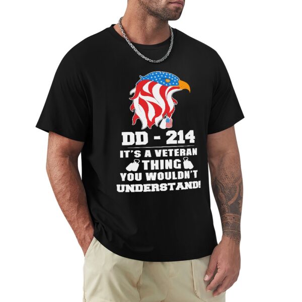 DD-214 A Veteran Thing Men's T-shirt - Image 2