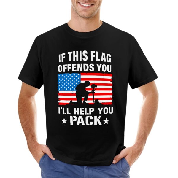 If This Flag Offends You Men's T-shirt - Image 3