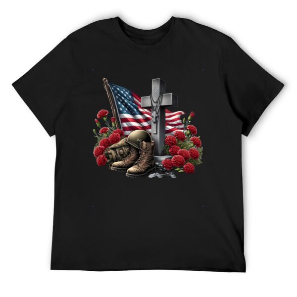 Cross Memorial Men's T-shirt - Image 9