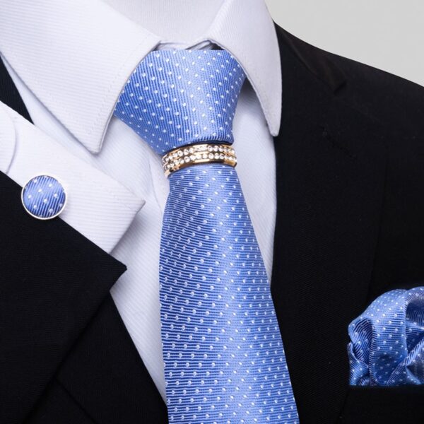 Tie Handkerchief and Cufflinks Set - Image 18