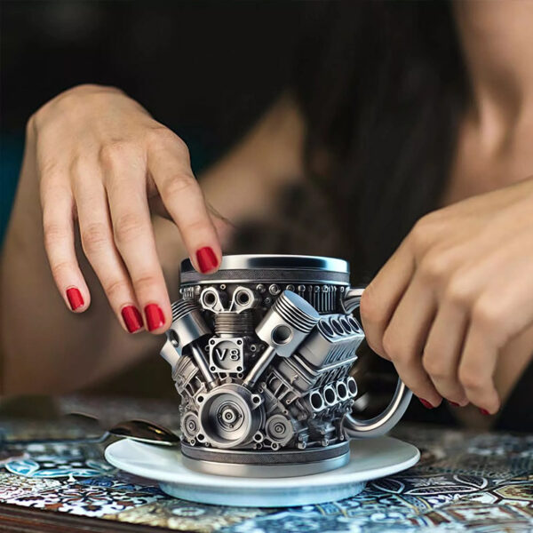 3D Engines Stainless Steel Mug - Image 3