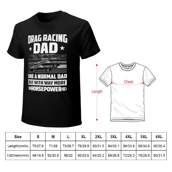 Drag Racing Dad Men's T-shirt - Image 6