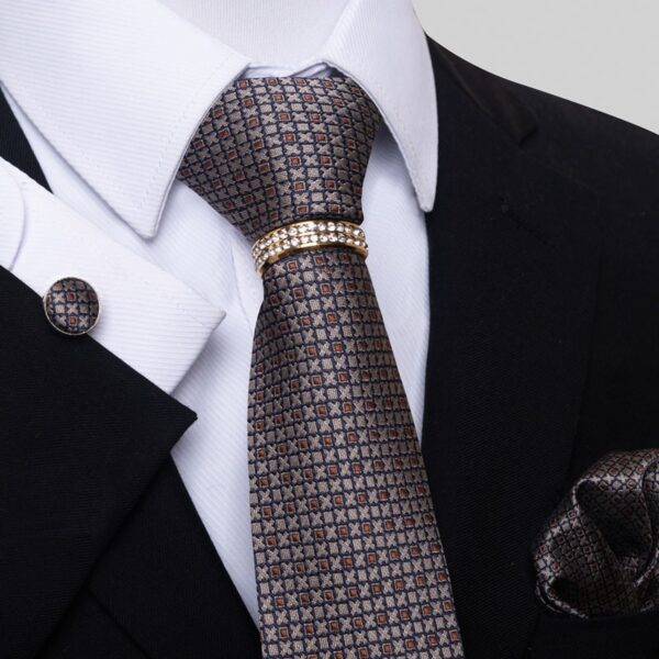 Tie Handkerchief and Cufflinks Set - Image 13