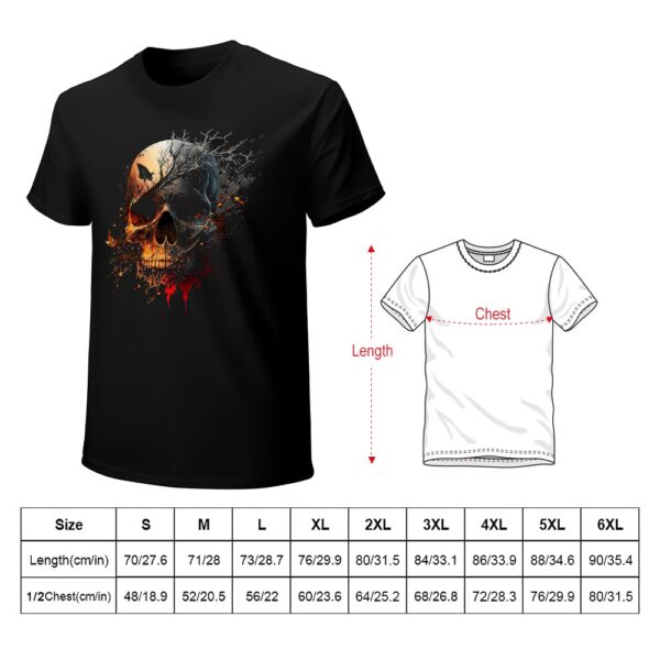 Skull Men's T-shirt 100% cotton - Image 6