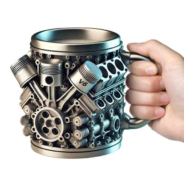 3D Engines Stainless Steel Mug