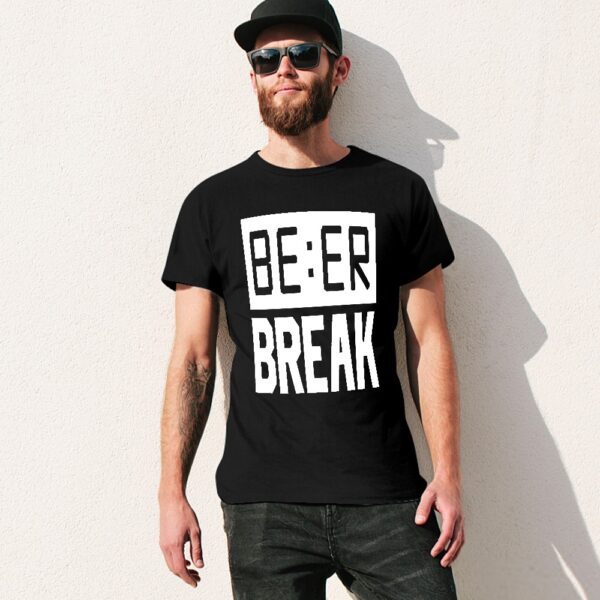 BEER BREAK Men's T-shirt - Image 4